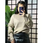 Tricô perola Simone 8220 - bege 