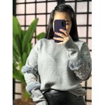 Tricô perola Simone 8220 - cinza 