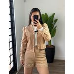 conjunto bordado Elenice 579- Bege