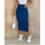 Saia Trico mídi Hellen 2060 - Azul claro