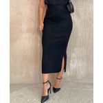 Saia Trico mídi Hellen 2060- Preto