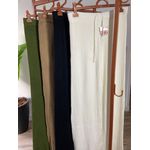 Calça com cordão 2858 - Off White