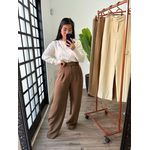 Calça pantalona ketellen 2913 - Marrom escuro