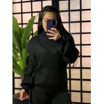 Trico manga bufante - Preto 018