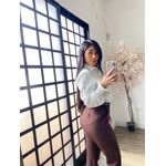 Calça Pantalona C/ Cinto Atena 3490 - Vinho C118