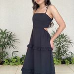 VESTIDO LONGO BABADOS