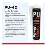 Pu 40 Power Ved Preto 350gr