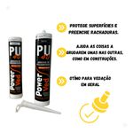 Pu 40 Power Ved Preto 350gr