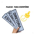 Kit Placas Identificação Escritório