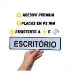 Kit Placas Identificação Escritório