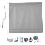 Kit Toldo Cortina Retrátil 1,70lx1,30a Cor Cinza