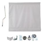 Kit Toldo Cortina Retrátil 1,80x2,15 Cor Branco