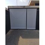 Kit Toldo Cortina Retrátil 1,80x2,15 Cor Branco