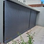 Kit Toldo Cortina Retrátil 2,50x3,50 Cor Cinza