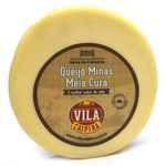 Queijo Minas Meia Cura Artesanal Vila Caipira
