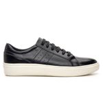 Sapatênis Casual Masculino com Cadarço Preto