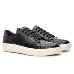 Sapatênis Casual Masculino com Cadarço Preto