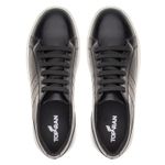 Sapatênis Casual Masculino com Cadarço Preto