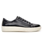 Sapatênis Masculino Sofisticado Casual com Cadarço Preto