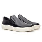 Slip On Masculino Casual Calçe Fácil Sofisticado Preto