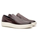 Slip On Masculino Casual Calçe Fácil Tabaco