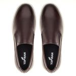 Slip On Masculino Casual Calçe Fácil Tabaco