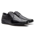 Sapato Masculino Conforto Antistress Anatômico Preto