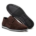 Oxford Esporte Fino Masculino em Camurça Café