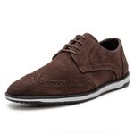 Oxford Esporte Fino Masculino em Camurça Café