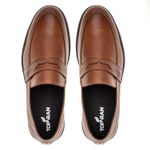 Loafer Masculino Esporte Fino em Couro Whisky