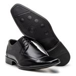 Sapato Social Masculino em Couro com Detalhes Preto
