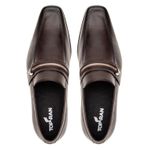 Mocassim Masculino em Couro Loafer Social Café