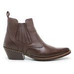 Bota Country Masculina Bico Fino Top Franca Shoes Café Lisa