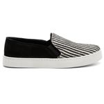 Tenis Sapatenis Feminino Top Franca Shoes Hiate Preto e Branco