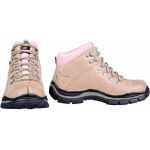 Bota Coturno Adventure Azimute Brasil Creme/Rosa