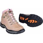 Bota Coturno Adventure Azimute Brasil Creme/Rosa