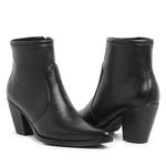 Bota Botina Country Feminina Top Franca Shoes Preto