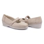 Sapato Sapatilha Top Franca Shoes Boneca Marfim