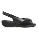 Sandália Top Franca Shoes Feminina Conforto Preto