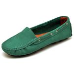 Mocassim Drive Sider Feminino Top Franca Shoes Verde