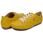 Mocatênis Feminino Top Franca Shoes Amarelo