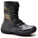 Coturno Bota Tênis Infantil Kids Adventure Militar Tatico Camuflado