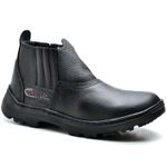 Bota Coturno Masculino Anti Chamas Segurança Preto