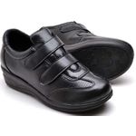 Sapatenis Feminino Conforto Anatomico Ajuste dos Pés Preto