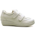 Sapatenis Feminino Conforto Anatomico Ajuste dos Pés Branco