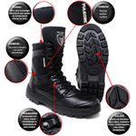 Coturno Bota Militar Tático Bope Airsoft Paintball