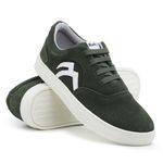 Sapatênis Masculino Casual Skatista Top Franca Shoes Verde