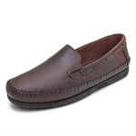 Sapatilha Mocassin Masculino Top Franca Shoes Conhaque