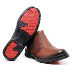 Bota Botina Coturno Chelsea Masculino Ortopédico de Conforto Anatômico Linha Medica Pinhao