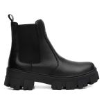 Bota Botinha Feminina Chelsea Coturno Cano Curto Sola Alta Moda Inverno Lançamento Leve e Confortavel